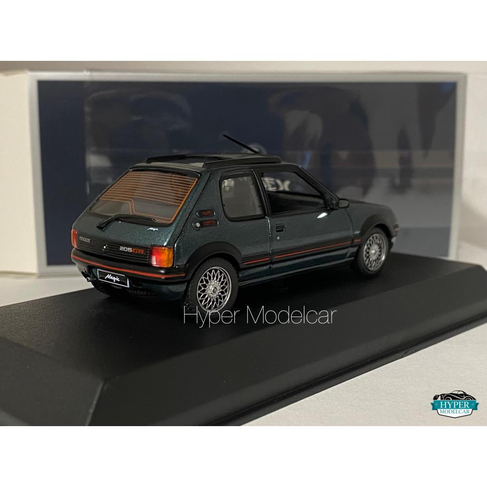 NOREV 1/43 PEUGEOT 205 GTI 1.9 MAGIC 1990 SORRENTO GREEN  ART.471752