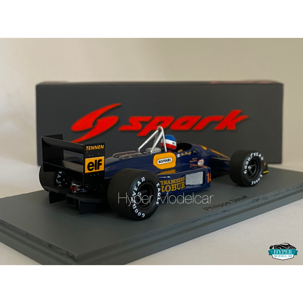 SPARK MODEL 1/43 AGS F1 JH23 #14 FRANCE GP 1988 P. STREIFF ART.S7245