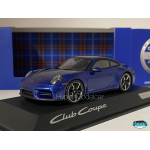 Spark Model 1/43 PORSCHE 911 992-2 CARRERA CLUB AMERICA 70 YEARS BLUE 2025 WAP0200650TPCA