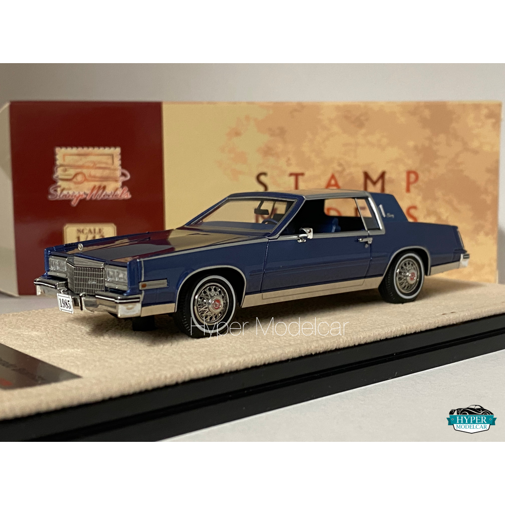 STAMP-MODELS 1/43 CADILLAC ELDORADO BIARRITZ 1985 MEDIUM BLUE STM85001