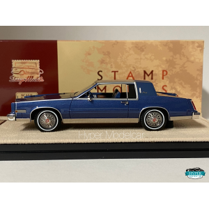 STAMP-MODELS 1/43 CADILLAC ELDORADO BIARRITZ 1985 MEDIUM BLUE STM85001