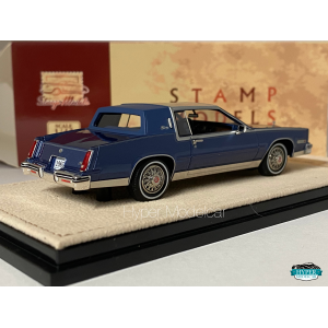 STAMP-MODELS 1/43 CADILLAC ELDORADO BIARRITZ 1985 MEDIUM BLUE STM85001