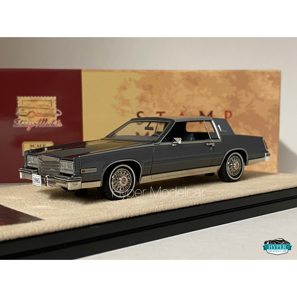 STAMP-MODELS 1/43 CADILLAC ELDORADO BIARRITZ 1985 MEDIUM GRAY STM85002