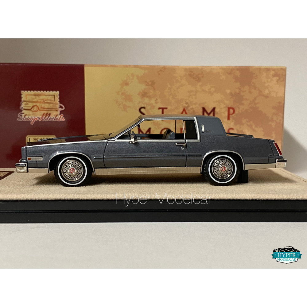 STAMP-MODELS 1/43 CADILLAC ELDORADO BIARRITZ 1985 MEDIUM GRAY STM85002