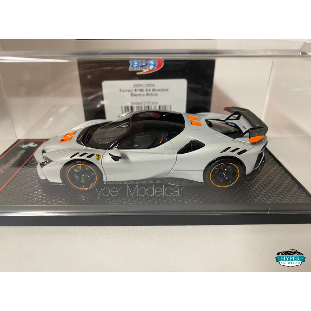 BBR MODELS 1/43 FERRARI SF90 XX STRADALE 2024 BIANCO ARTICO BBRC285A