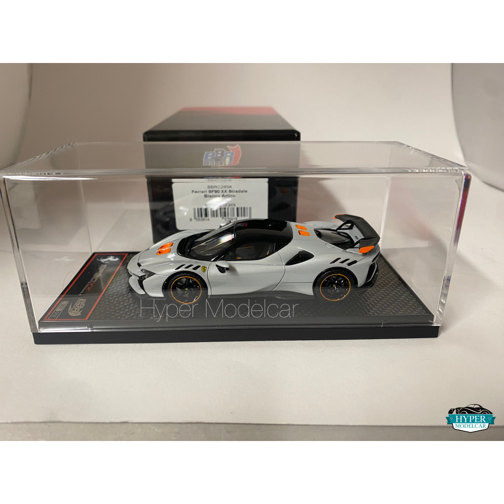 BBR MODELS 1/43 FERRARI SF90 XX STRADALE 2024 BIANCO ARTICO BBRC285A