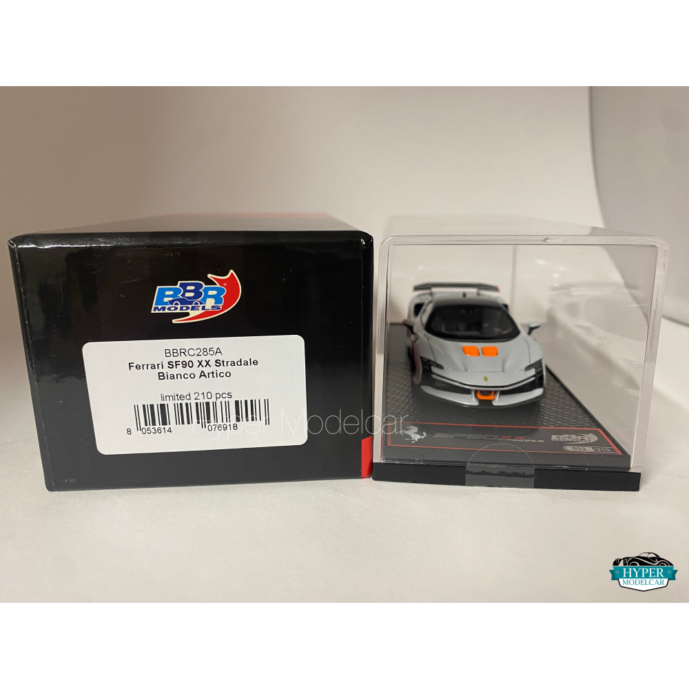 BBR MODELS 1/43 FERRARI SF90 XX STRADALE 2024 BIANCO ARTICO BBRC285A