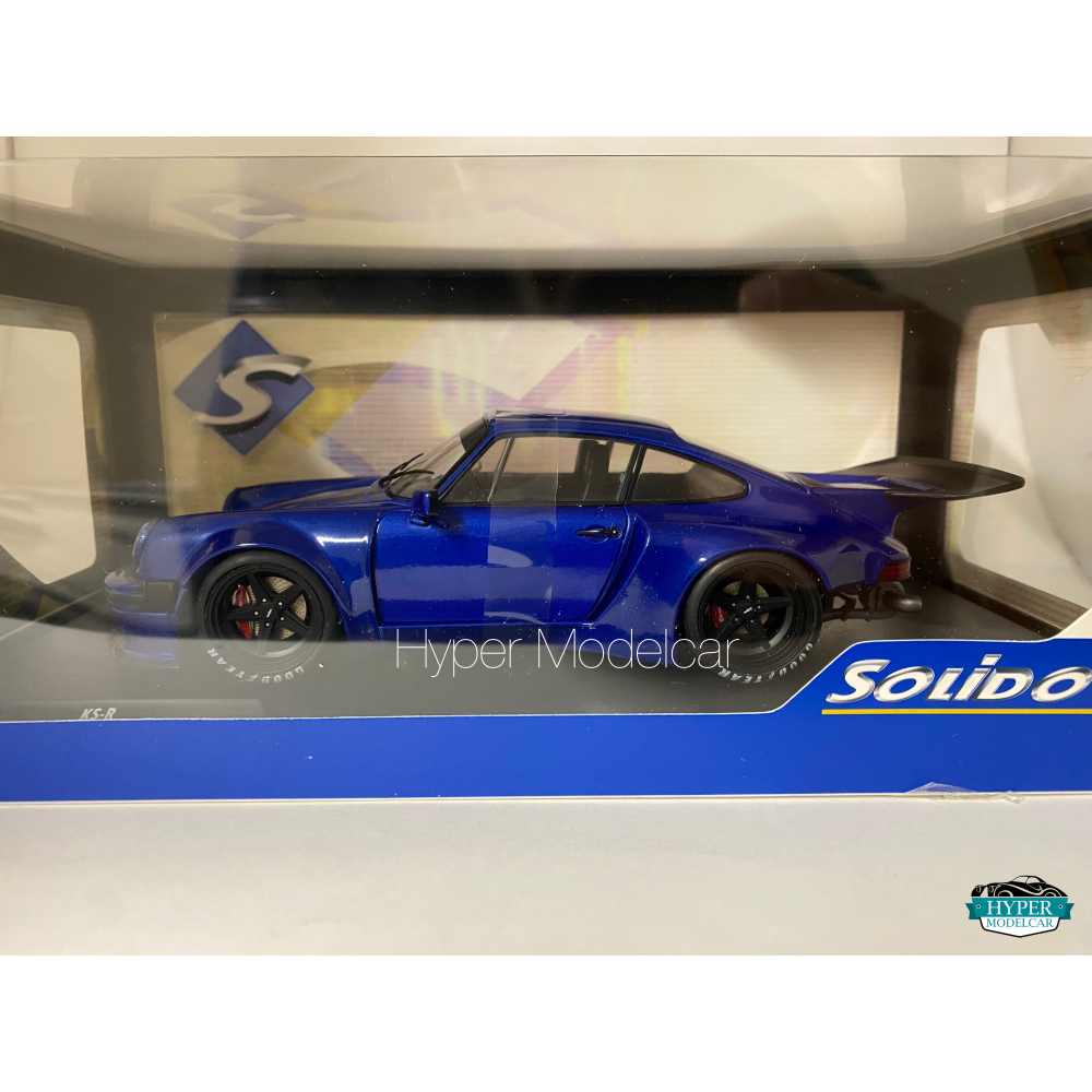 SOLIDO 1/18 PORSCHE 911 930 3.0L KS-R COUPE 2022 BLUE ART.1810503