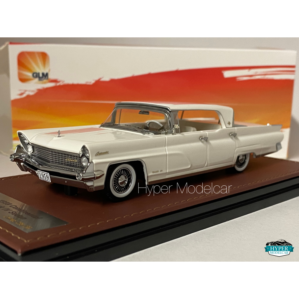 GLM 1/43 LINCOLN CONTINENTAL MK IV SEDAN 1959 GLACIER WHITE ART.GLM102901