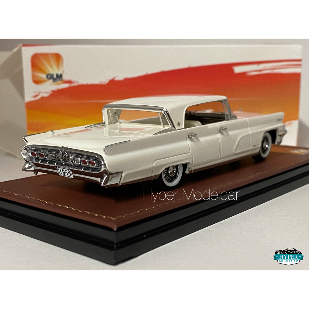 GLM 1/43 LINCOLN CONTINENTAL MK IV SEDAN 1959 GLACIER WHITE ART.GLM102901