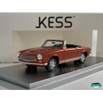 KESS MODEL 1/43 ALFA ROMEO 2600 SPIDER SPECIALE GHIA OPEN 1962 RED KE43000330