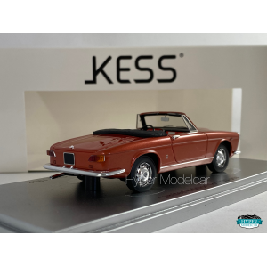 KESS MODEL 1/43 ALFA ROMEO 2600 SPIDER SPECIALE GHIA OPEN 1962 RED KE43000330
