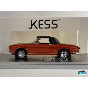 KESS MODEL 1/43 ALFA ROMEO 2600 SPIDER SPECIALE GHIA CLOSED 1962 RED KE43000331