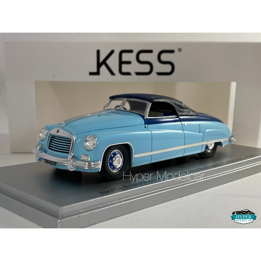 KESS MODEL 1/43 ISOTTA FRASCHINI 8C MONTEROSA BONESCHI CLOSED 1948 BLUE KE43039032