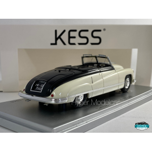 KESS MODEL 1/43 ISOTTA FRASCHINI 8C MONTEROSA BONESCHI OPEN 1948 IVORY KE43039031
