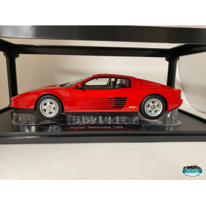 KK-SCALE 1/18 FERRARI TESTAROSSA 1986 RED BLACK INTERIOR ART.KKDC180511