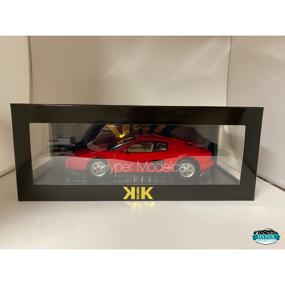 KK-SCALE 1/18 FERRARI TESTAROSSA 1986 RED BEIGE INTERIOR ART.KKDC180516