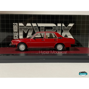 MATRIX SCALE MODELS 1/43 ALFA ROMEO ALFA 6 2.5I (T119) 1979 RED MX40102-191