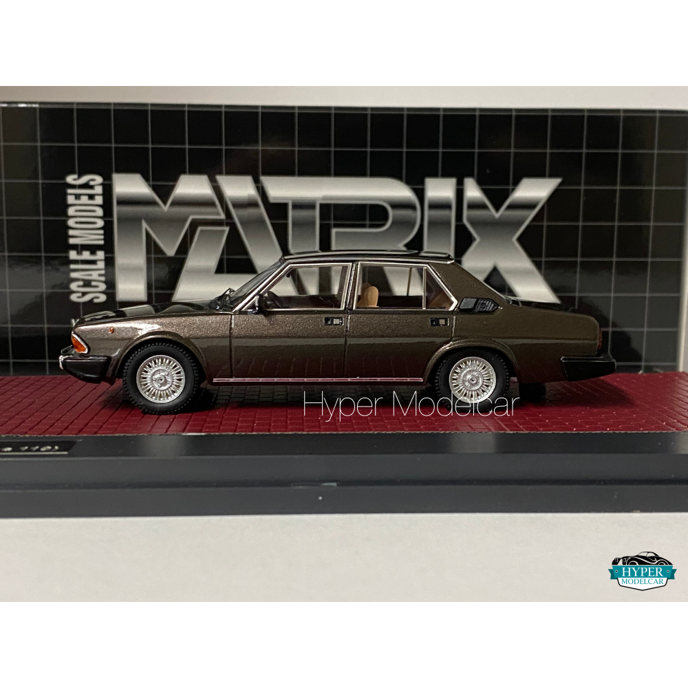 MATRIX SCALE MODELS 1/43 ALFA ROMEO ALFA 6 2.5I (T119) 1979 BROWN MET MX40102-193