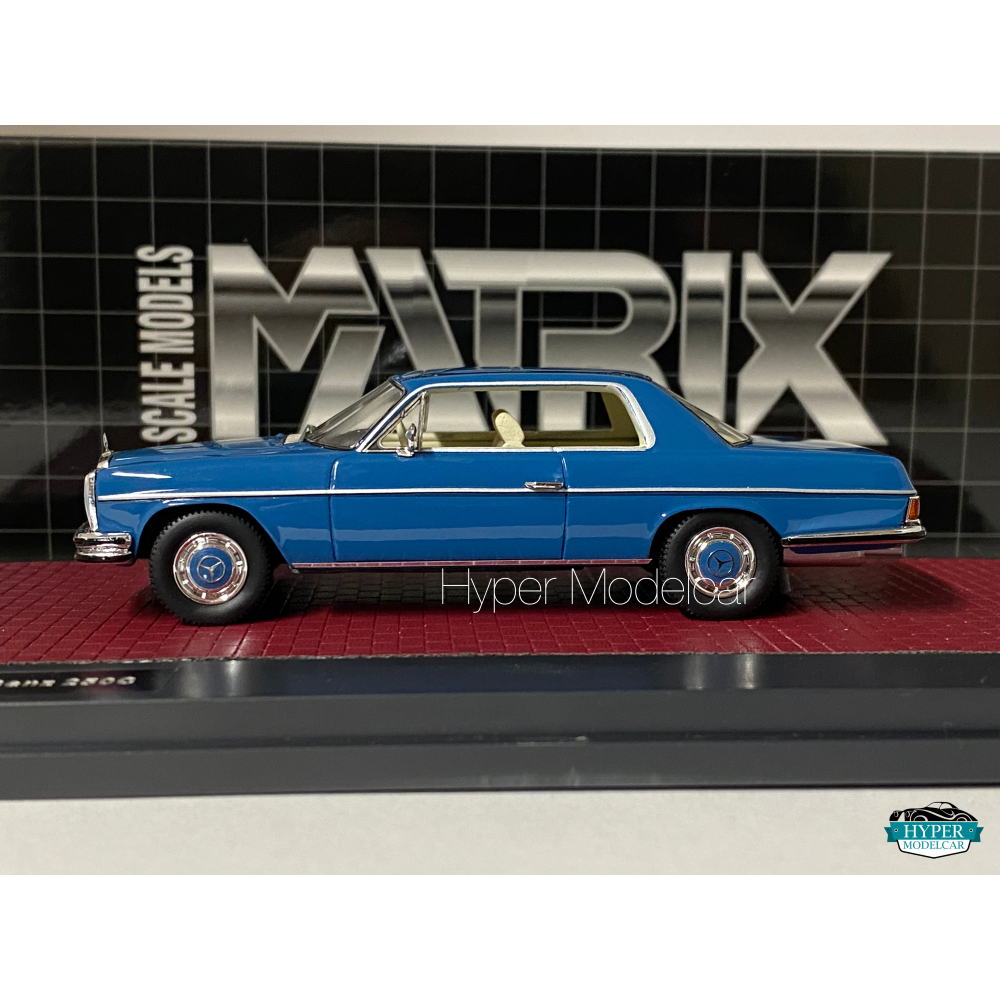 MATRIX SCALE MODELS 1/43 MERCEDES-BENZ 280C COUPE WIII 1968 BLUE MX11302-242