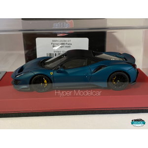 BBR MODELS 1/43 FERRARI 488 PISTA 2019 BLU CAPRI MATT BBRC202BSCT
