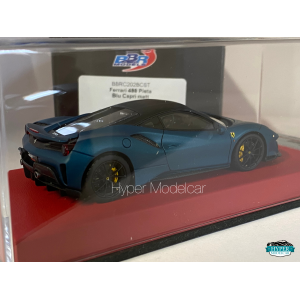 BBR MODELS 1/43 FERRARI 488 PISTA 2019 BLU CAPRI MATT BBRC202BSCT
