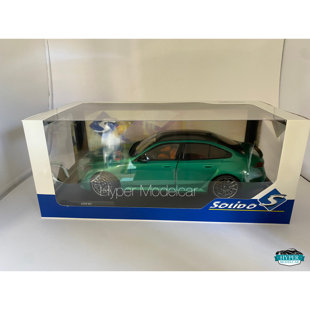 SOLIDO 1/18 BMW 5-SERIES M5 G90 2024 GREEN MET ART.1814701