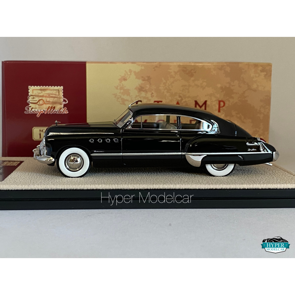 STAMP-MODELS 1/43 BUICK ROADMASTER SEDANETTE COUPE 1949 BLACK STM493003