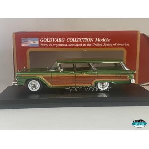 GOLDVARG 1/43 FORD COUNTRY SQUIRE SW STATION WAGON 1959 GREEN GC091A