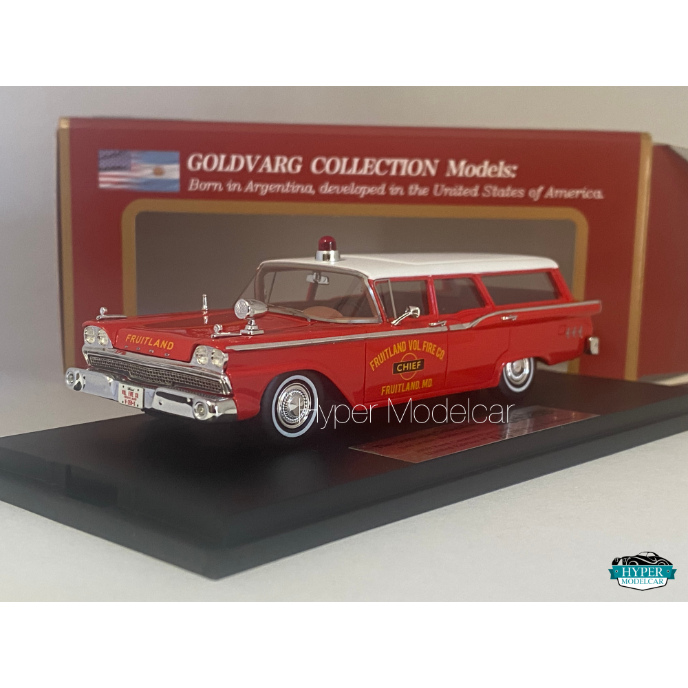 GOLDVARG 1/43 FORD COUNTRY SQUIRE SW FRUITLAND FIRE ENGINE GC091C