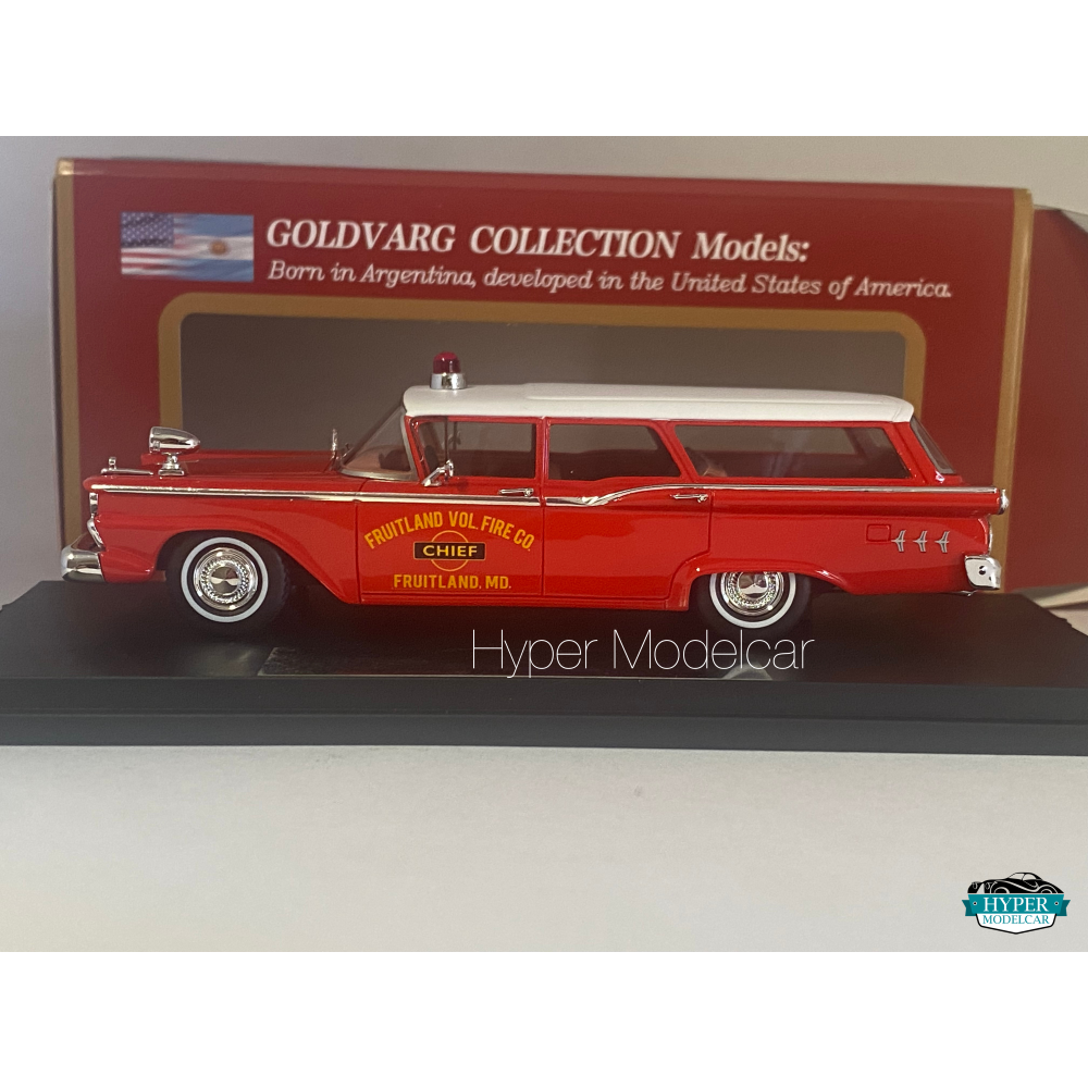 GOLDVARG 1/43 FORD COUNTRY SQUIRE SW FRUITLAND FIRE ENGINE GC091C