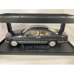 AUTOART 1/18 MERCEDES-BENZ 500 SEC (C126) 1986 BLACK/ANTHRACITE ART.76211