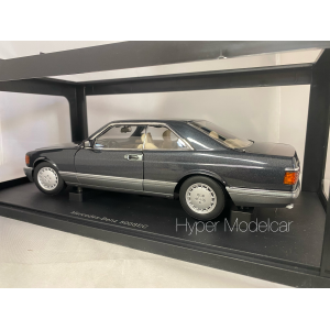 AUTOART 1/18 MERCEDES-BENZ 500 SEC (C126) 1986 BLACK/ANTHRACITE ART.76211