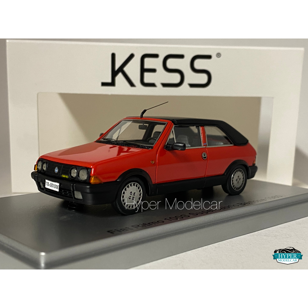 KESS MODEL 1/43 FIAT RITMO 100S SUPERCABRIO BERTONE 1985 RED ART.KE43010041