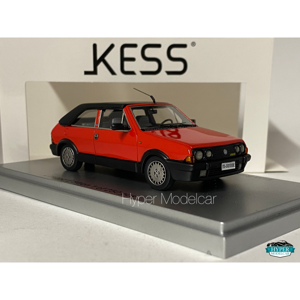 KESS MODEL 1/43 FIAT RITMO 100S SUPERCABRIO BERTONE 1985 RED ART.KE43010041