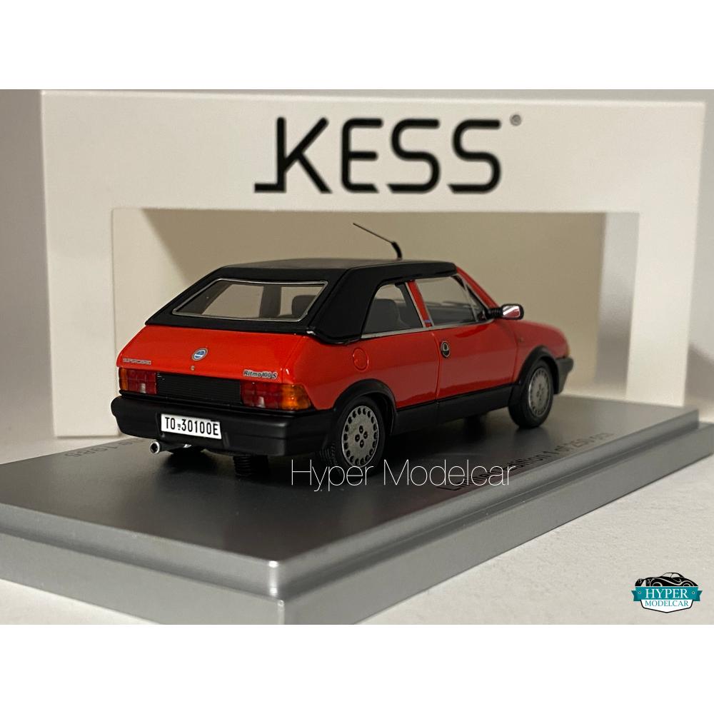 KESS MODEL 1/43 FIAT RITMO 100S SUPERCABRIO BERTONE 1985 RED ART.KE43010041