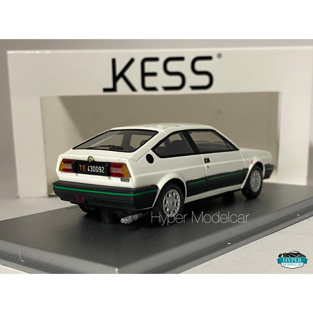 KESS MODEL 1/43 ALFA ROMEO SPRINT 1500 QUADRIFOGLIO VERDE 1984 WHITE KE43000092