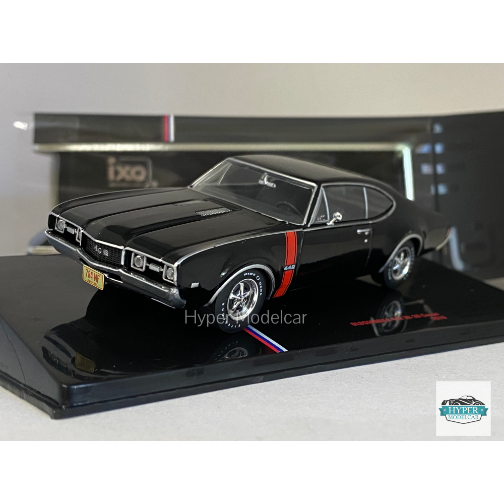 IXO MODELS 1/43 OLDSMOBILE 442 W-30 COUPE 1968 BLACK ART.U43RDC006