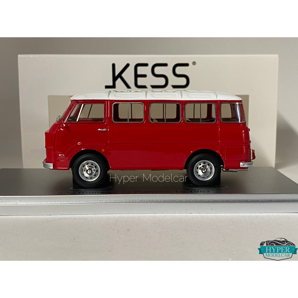 KESS MODEL 1/43 ALFA ROMEO F12 MINIBUS 1S 1967 RED/WHITE ART.KE43000450