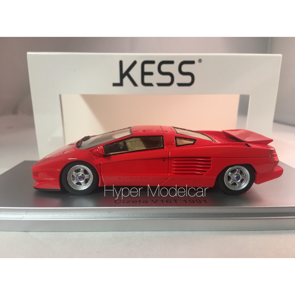 KESS MODEL 1/43 CIZETA V16T 6,4 16cil 64v 1991 RED ART. KE43048000