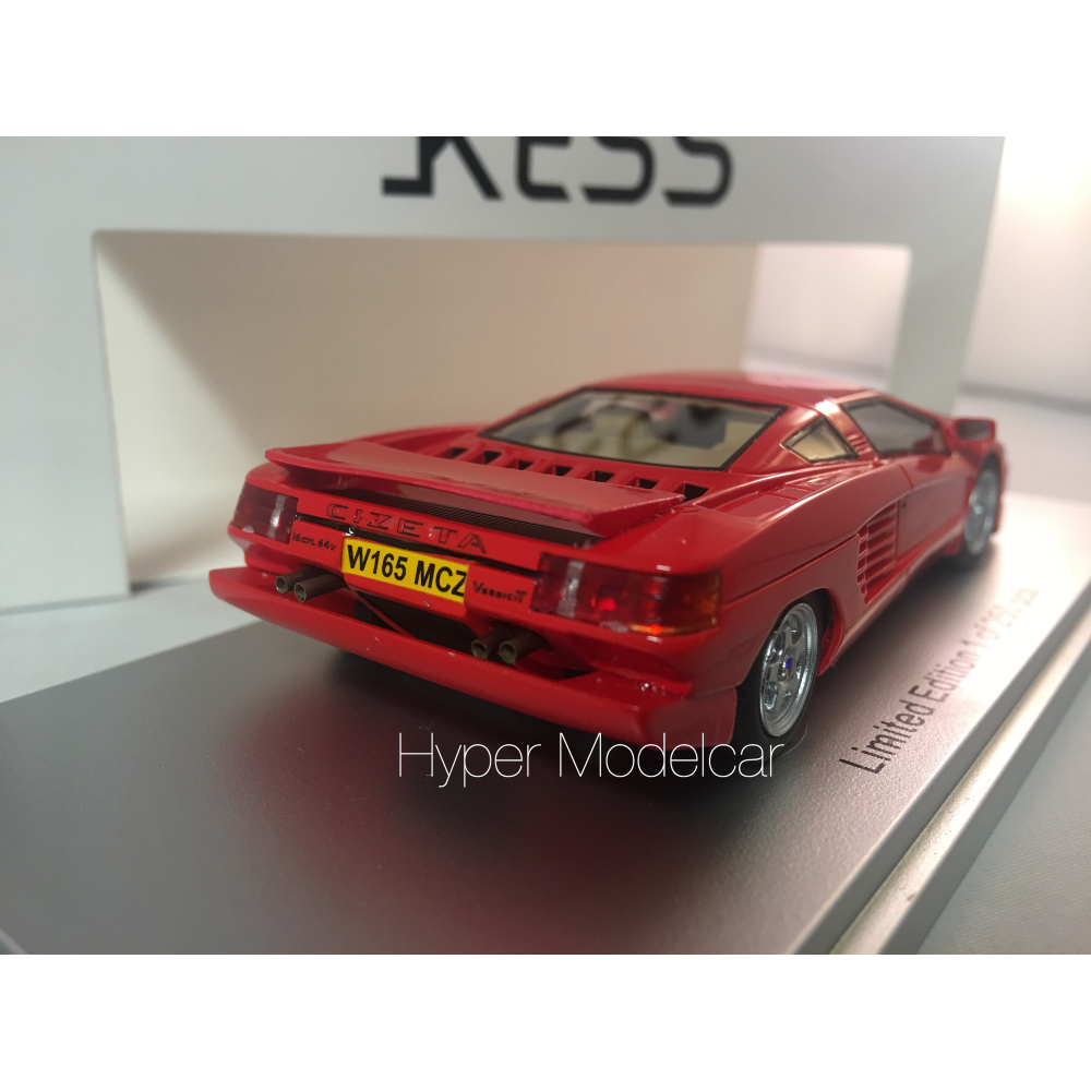 KESS MODEL 1/43 CIZETA V16T 6,4 16cil 64v 1991 RED ART. KE43048000