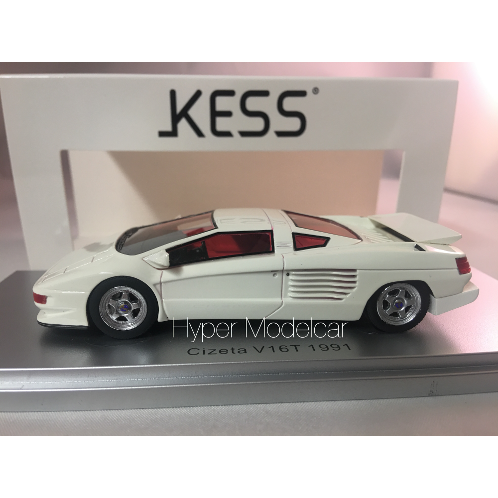 KESS MODEL 1/43 Cizeta V16T 6,4 16cil 64v 1991 White Art. KE43048001