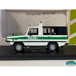 AUTOCULT 1/43 RMA AMPHI-RANGER 2800 SR POLIZEI 1985 ART.ATC12021-1