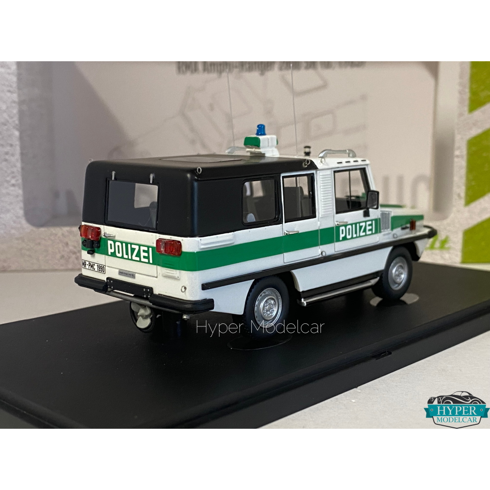 AUTOCULT 1/43 RMA AMPHI-RANGER 2800 SR POLIZEI 1985 ART.ATC12021-1