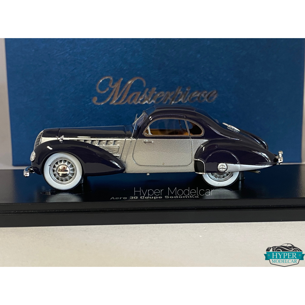 AUTOCULT 1/43 AERO 30 SODOMKA COUPE 1936 DARK BLUE/SILVER ATC90382