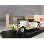 ESVAL 1/43 PIERCE ARROW MODEL B ROADSTER 1930 WHITE EMUS43006B