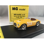 MG Model 1/43 Ferrari 166 Mille Miglia #344 1951 Yellow Art.87